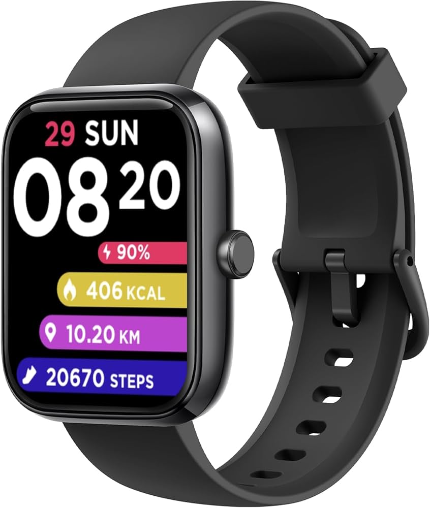 Amazon.co.jp: スマートウォッチ iPhone対応 通話機能 大画面 Line通知